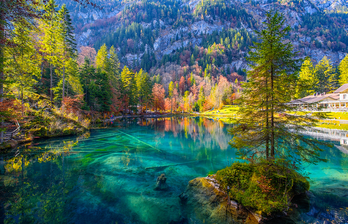 Lake Blausee, Hidden Gem Of Switzerland